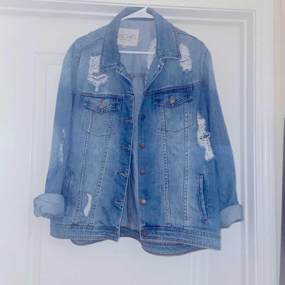 Oversized jean jacket